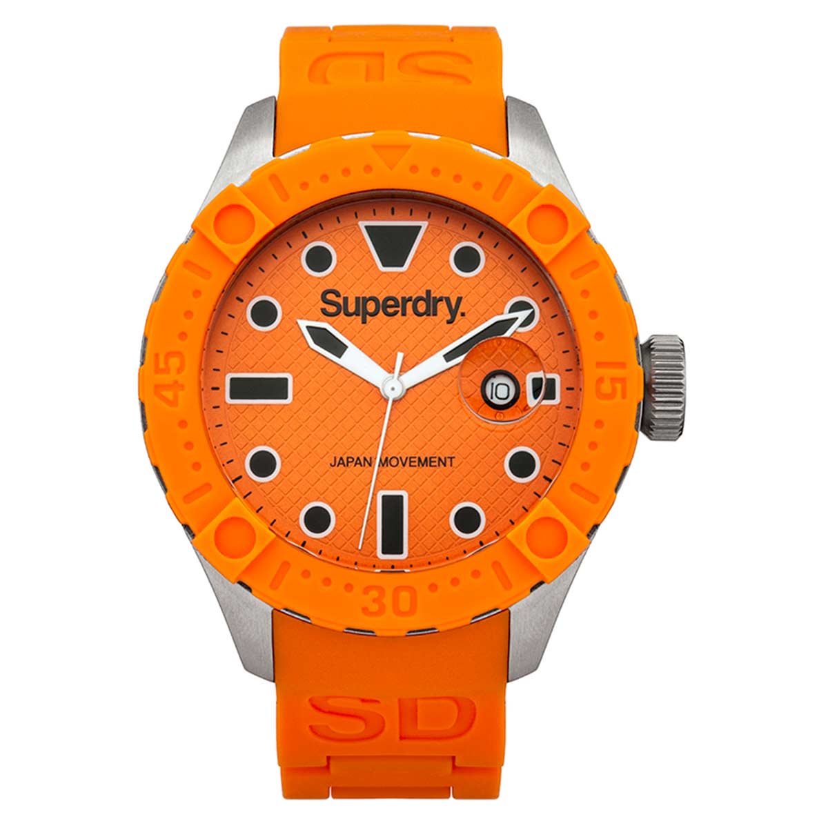 SUPERDRY MENS WATCH RUBBER STRAP SYG140O